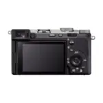 Sony Alpha a7C II camera body, Silver - rear view