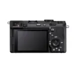 Sony Alpha a7C II camera body, Black - rear view