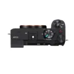 Sony Alpha a7C II camera body, Black - top view