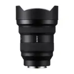 Sony FE 12-24mm F2.8 GM lens, side view showing the SONY wordmark on the barrel, focus ring and zoom ring