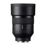 Sony FE 85mm F1.4 GM lens with the lens hood fitted