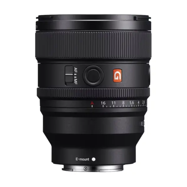 Sony FE 85mm F1.4 GM II lens - side view