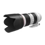Canon EF 70-200mm f/2.8L IS III USM lens with the ET-87 lens hood fitted