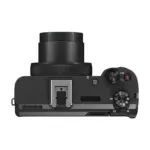 Canon PowerShot V1 compact camera, top view with mode dial and multi-function shoe