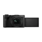 Canon PowerShot V1 compact camera, vari-angle screen rotated to face forward