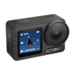 DJI Osmo Action 5 Pro action camera, side view showing the lens and front screen
