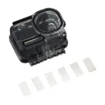 DJI Osmo Action 6 Waterproof Case shown with the anti-fog inserts supplied in the kit. Camera not included.