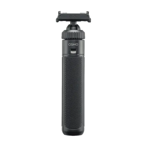 DJI Osmo Action Dual-Direction Mini Extension Rod - upright view showing the mount and the OSMO marking.