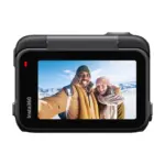 Insta360 Ace Pro action camera, rear view with the 2.4-inch flip touchscreen