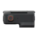 Insta360 Ace Pro action camera, top view with the shutter button