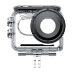 Insta360 GO 3 and GO 3S Dive Case - front view showing the clear housing and lens port.