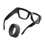 Meta Ray-Ban Display AI glasses in Black with the Meta Neural Band.
