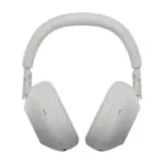 Sony WH-1000XM6 wireless headphones in Platinum Silver - front view.